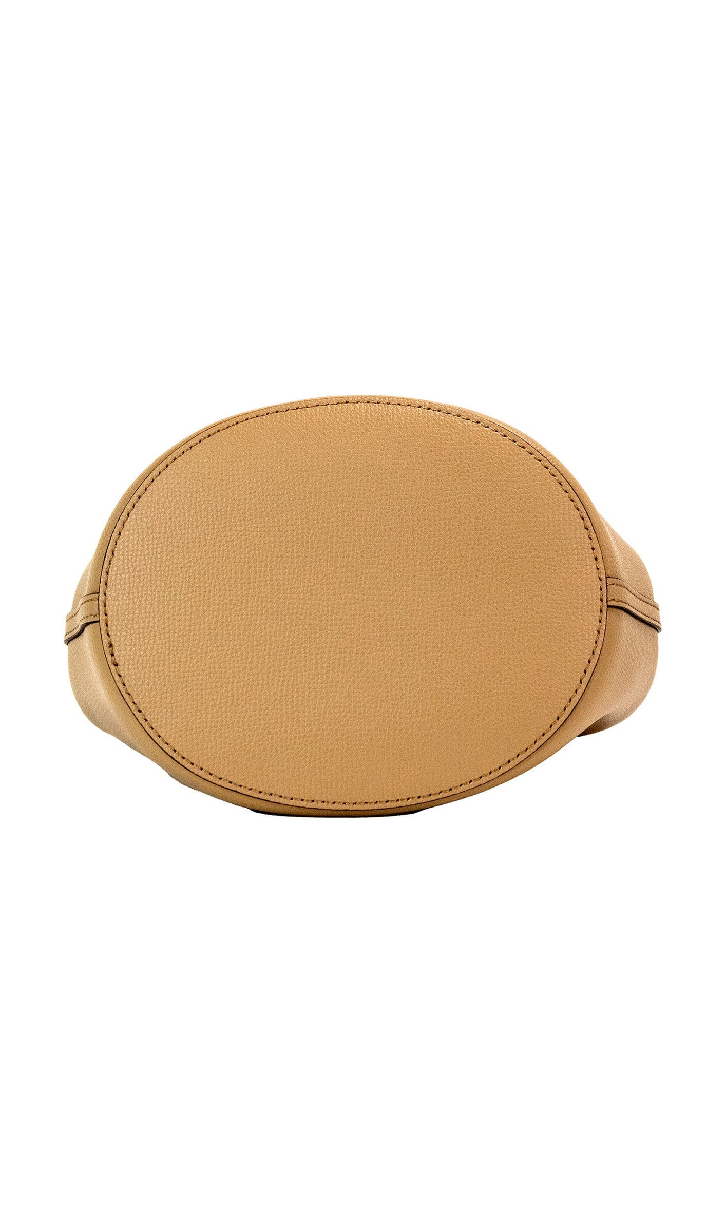 Burberry Lorne Small Camel Haymarket Check Pebble Leather Bucket Handbag Purse Glam Steals