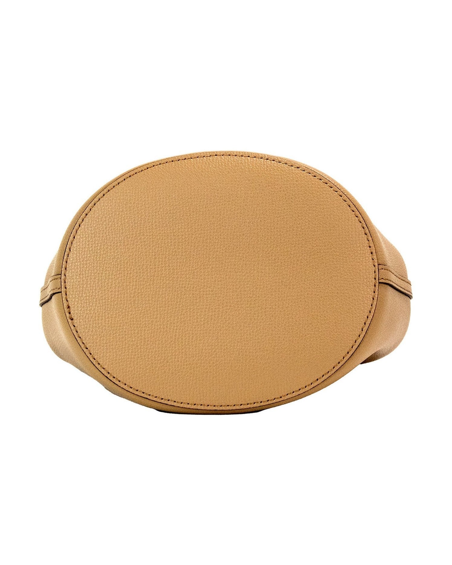 Burberry Lorne Small Camel Haymarket Check Pebble Leather Bucket Handbag Purse Glam Steals