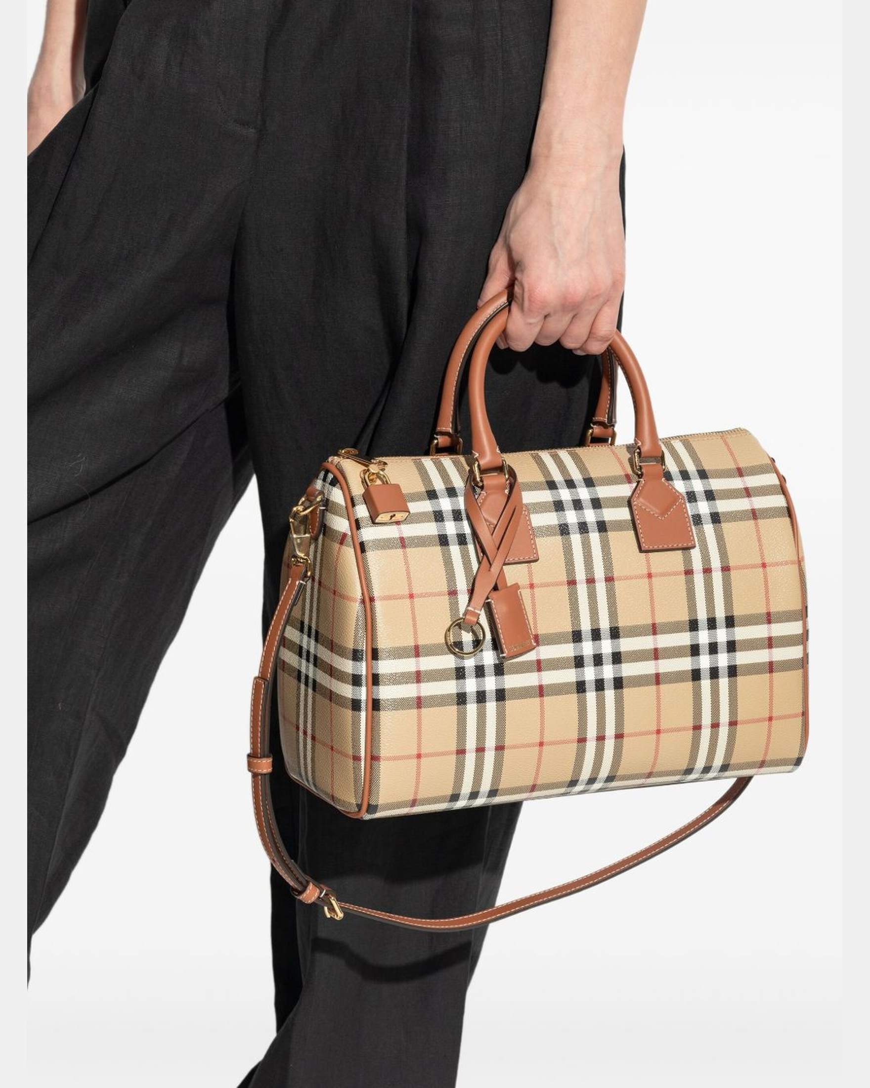 Burberry Medium Bowling Bag Glam Steals