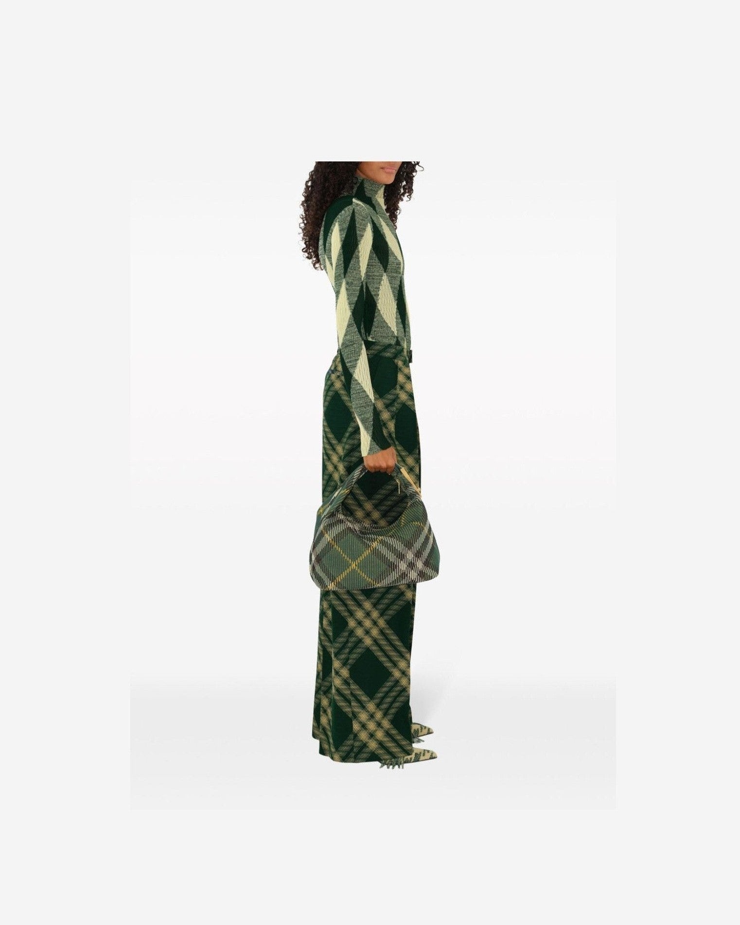 Burberry Medium Check Shoulder Bag Shoulder Bags