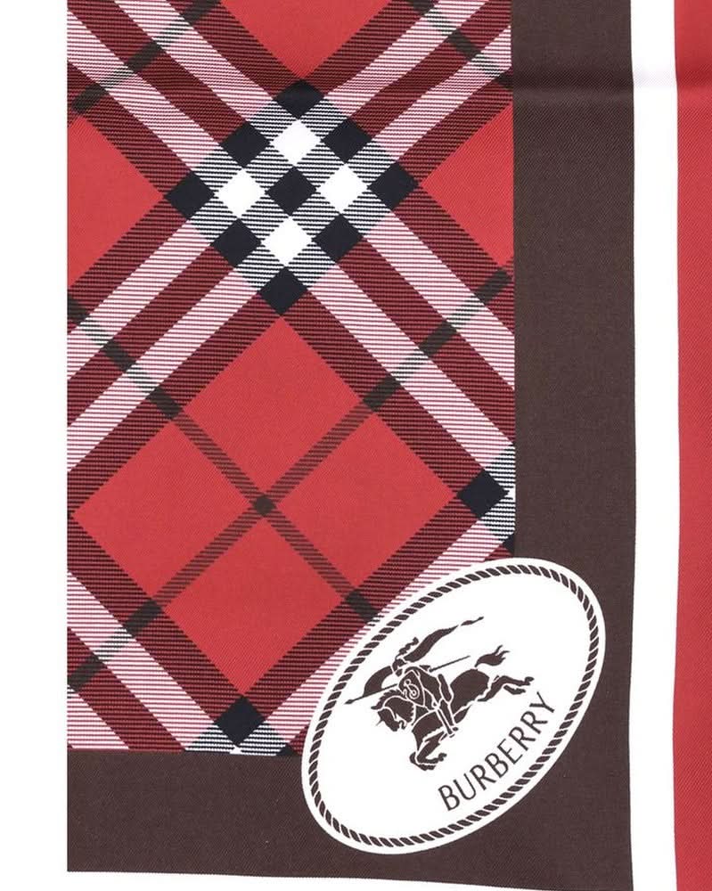 Burberry Multicolor Silk Scarf