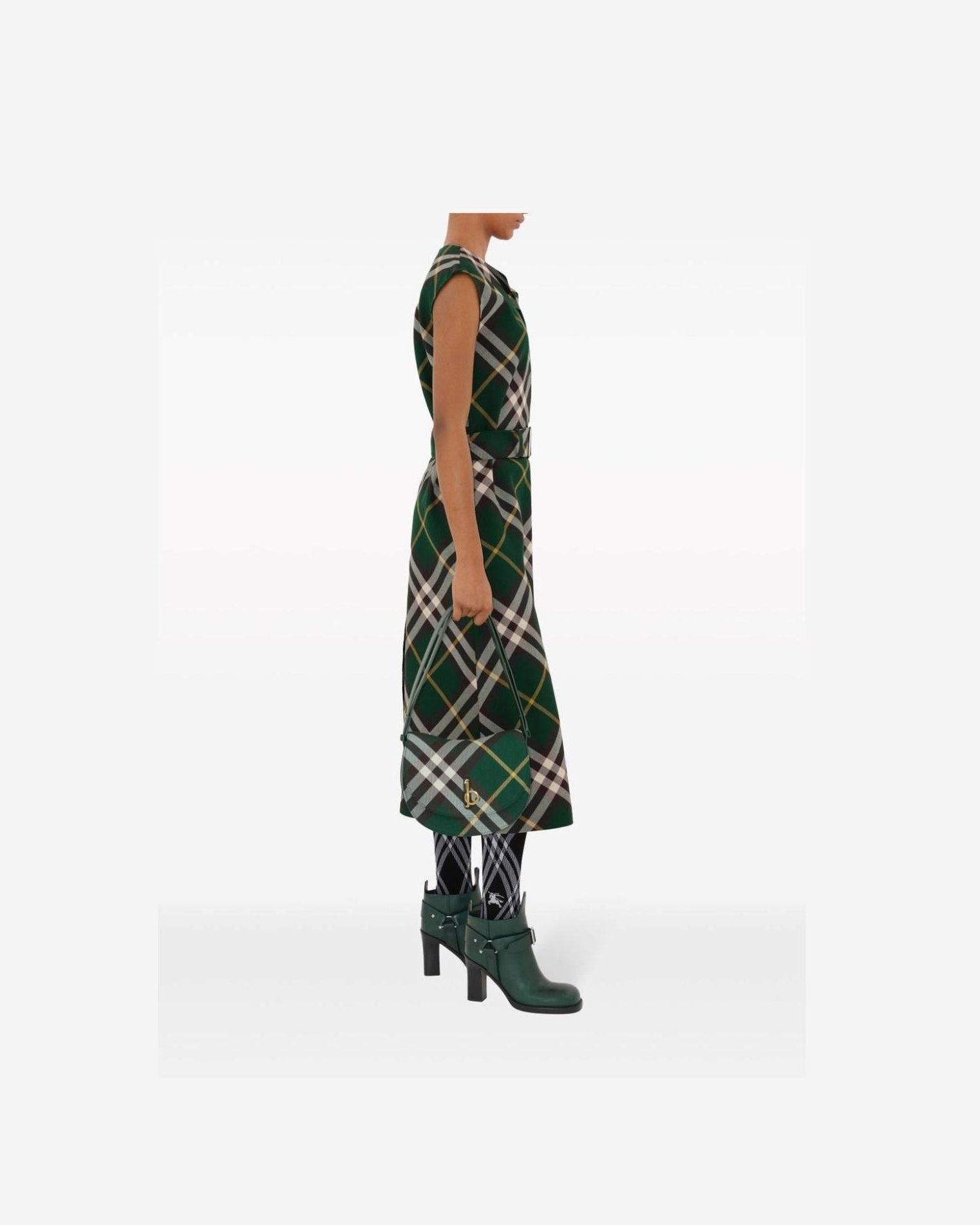 Burberry Nova Check Midi Dress Dresses