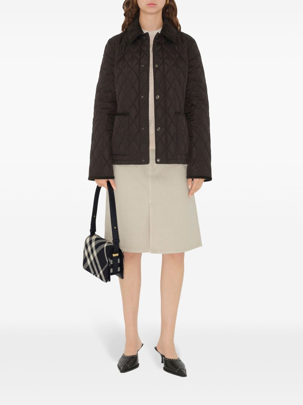 Burberry Nylon Quilted Jacket Glam Steals