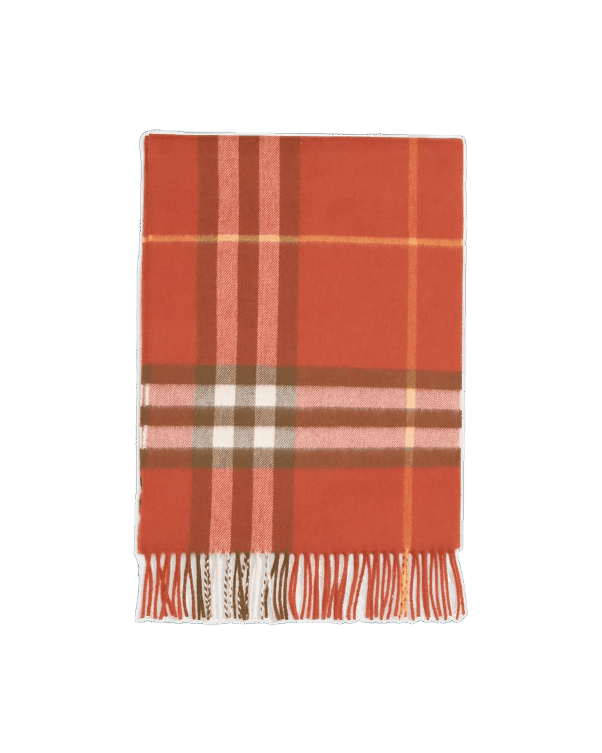 Burberry Red Cashmere Scarf Scarves & Shawls