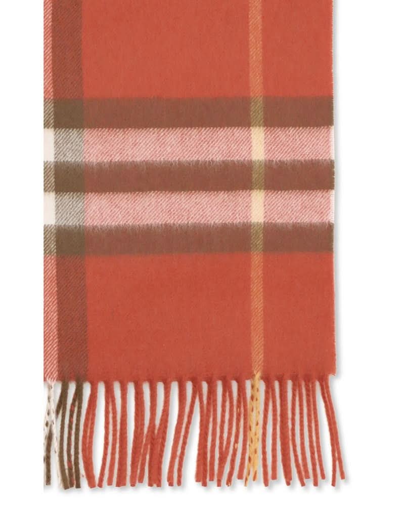 Burberry Red Cashmere Scarf Scarves & Shawls