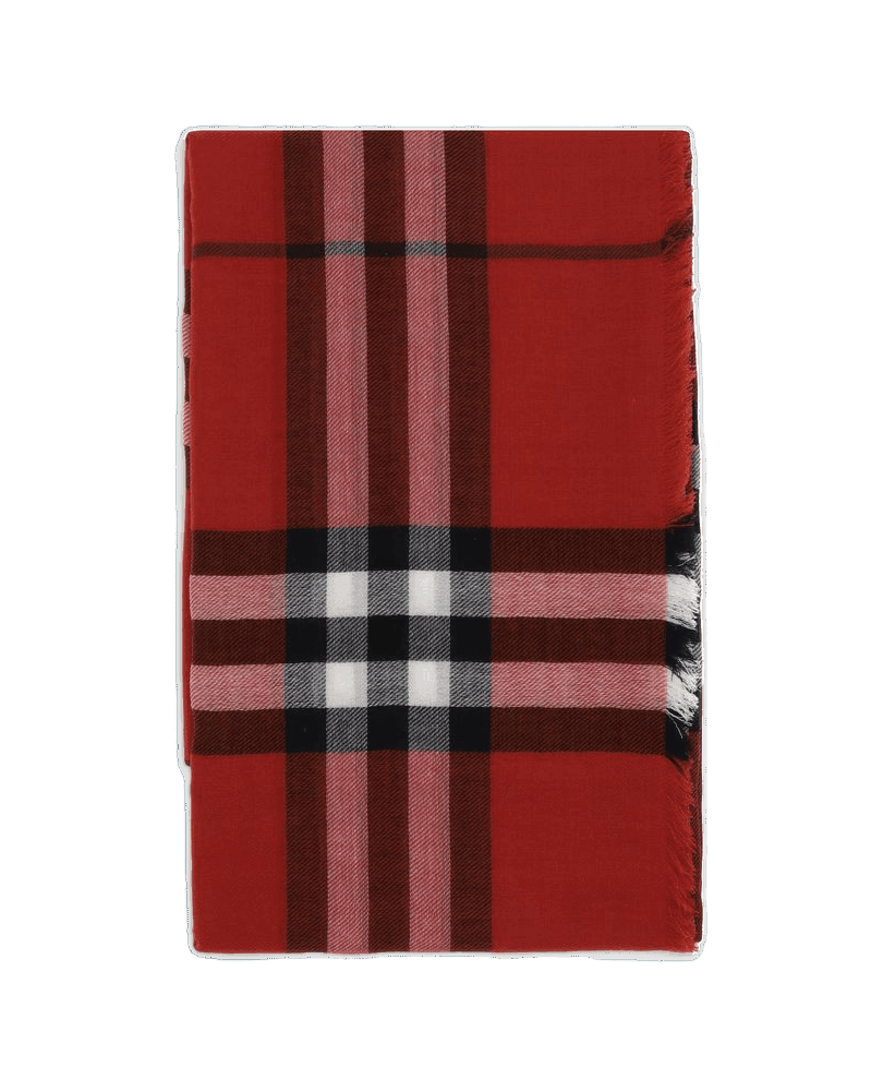 Burberry Red Wool Scarf Glam Steals
