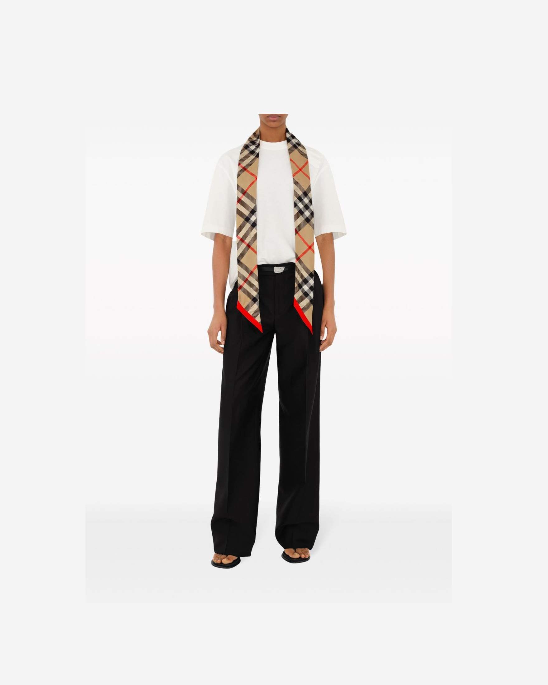Burberry Silk Check Foulard Glam Steals