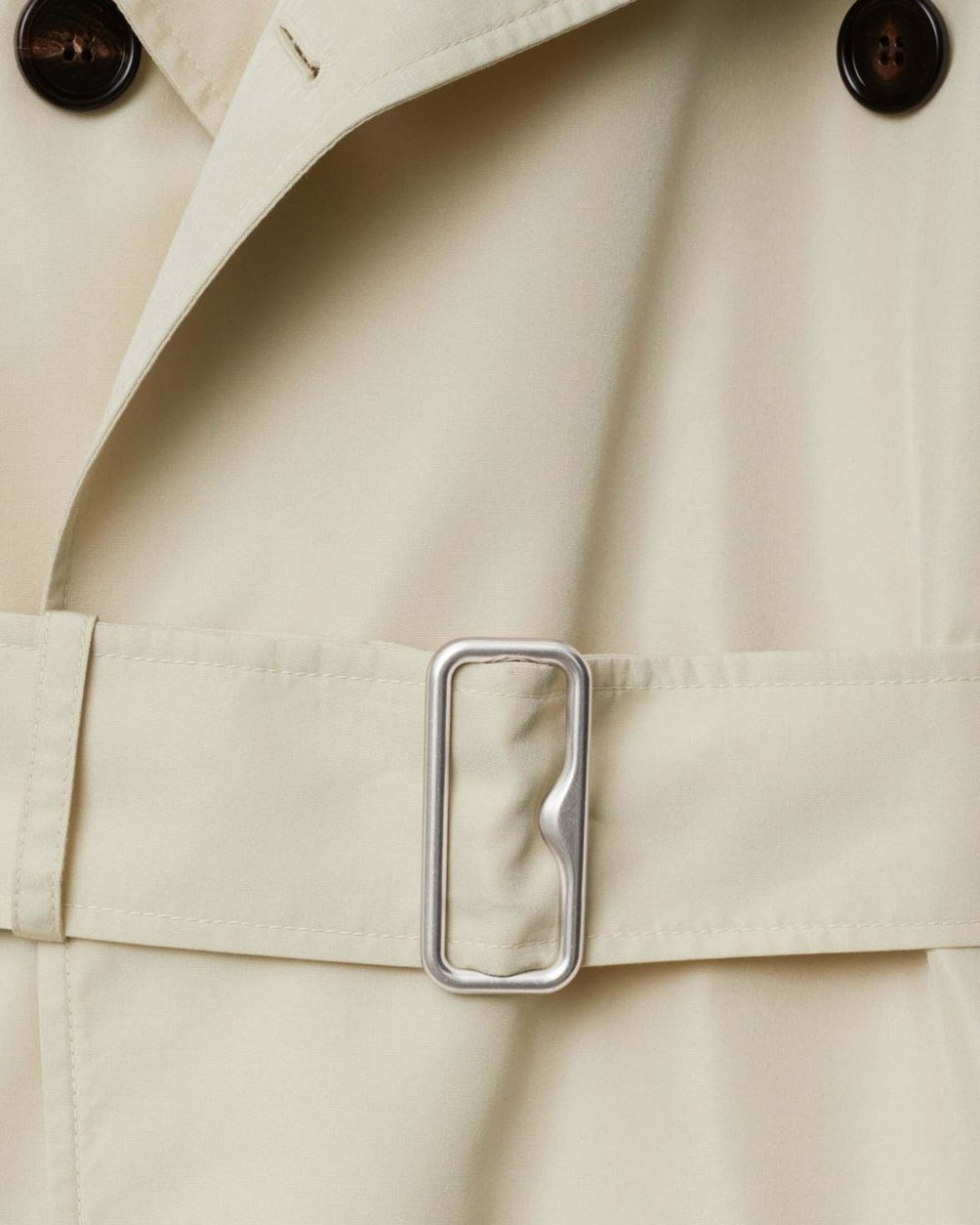 Burberry Silk Short Trench Coat Glam Steals