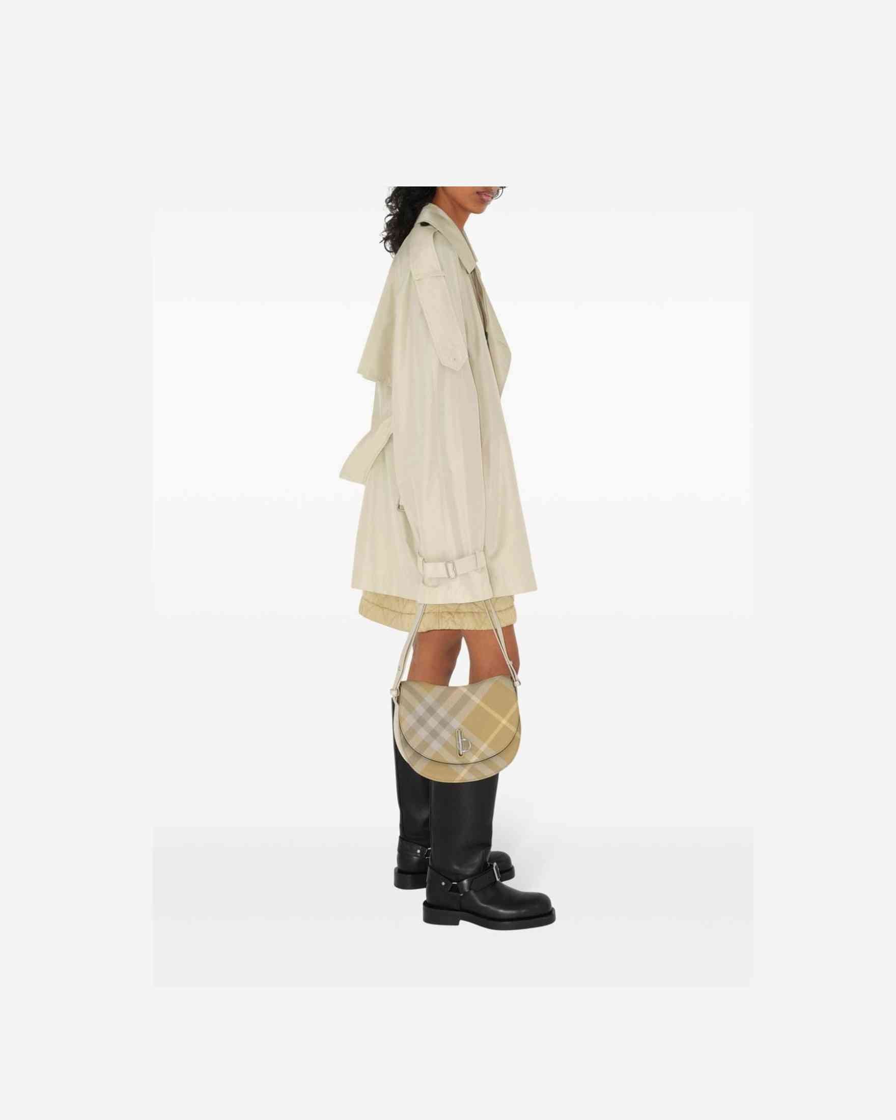 Burberry Silk Short Trench Coat Glam Steals