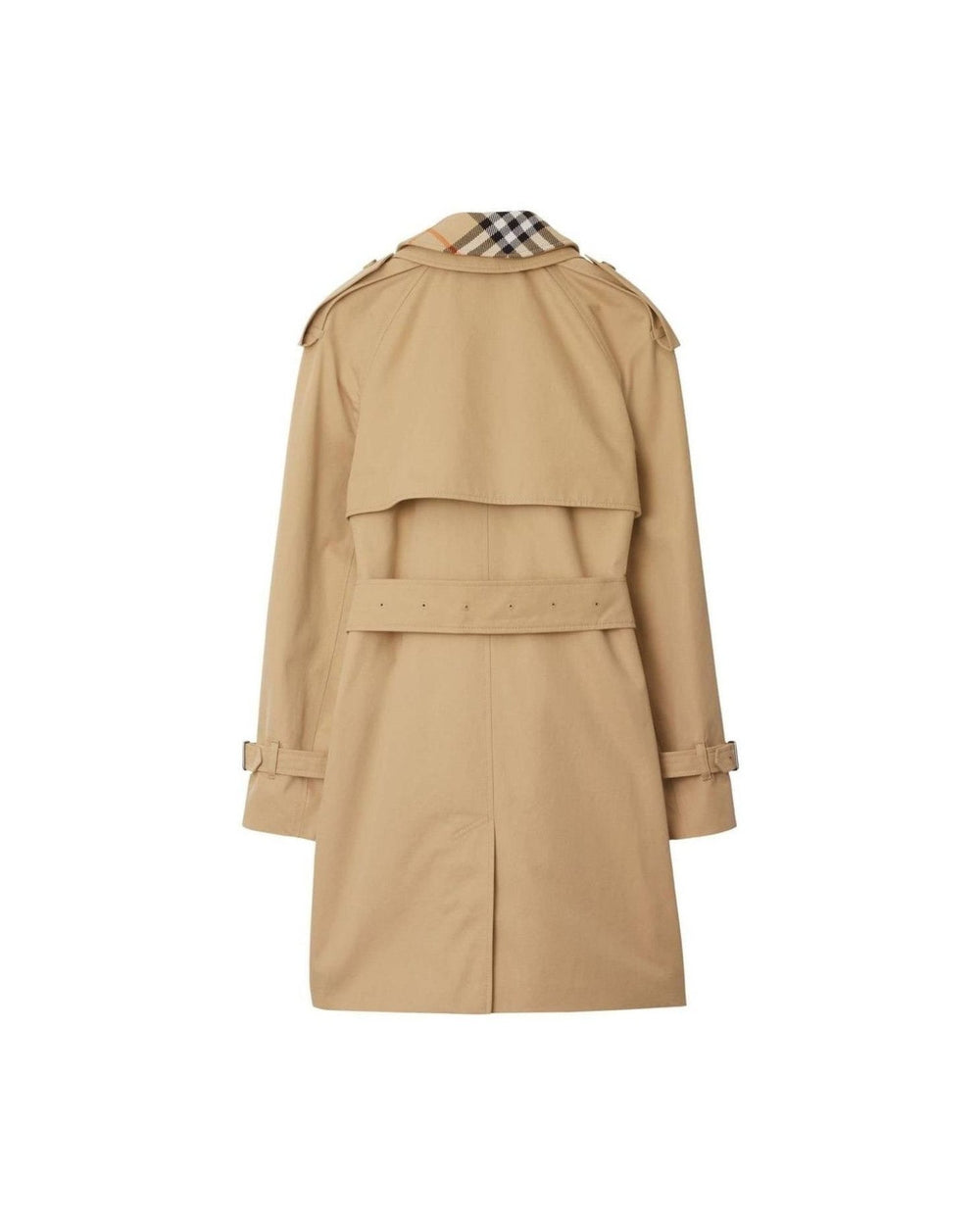 Burberry Trench Coat with Vintage Check Motif Glam Steals