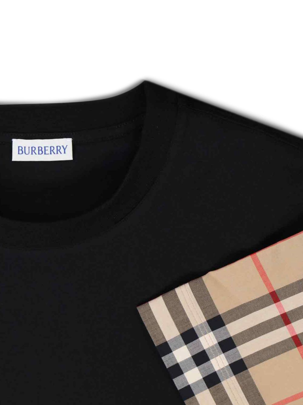 Burberry Vintage Check Sleeve T-shirt Glam Steals