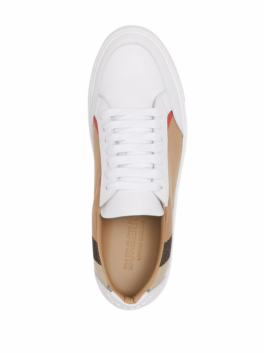 Burberry White Sneakers Glam Steals