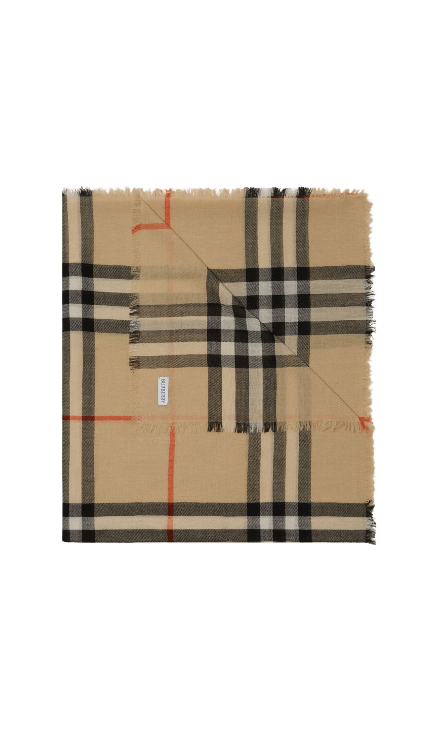 Burberry Wool Check Scarf Glam Steals