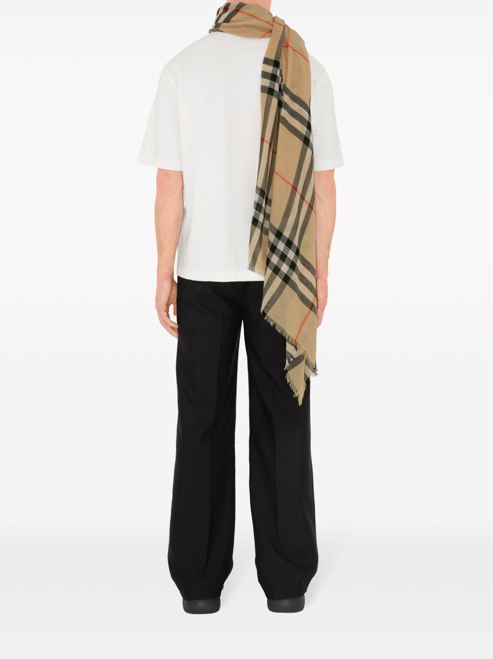 Burberry Wool Check Scarf Glam Steals