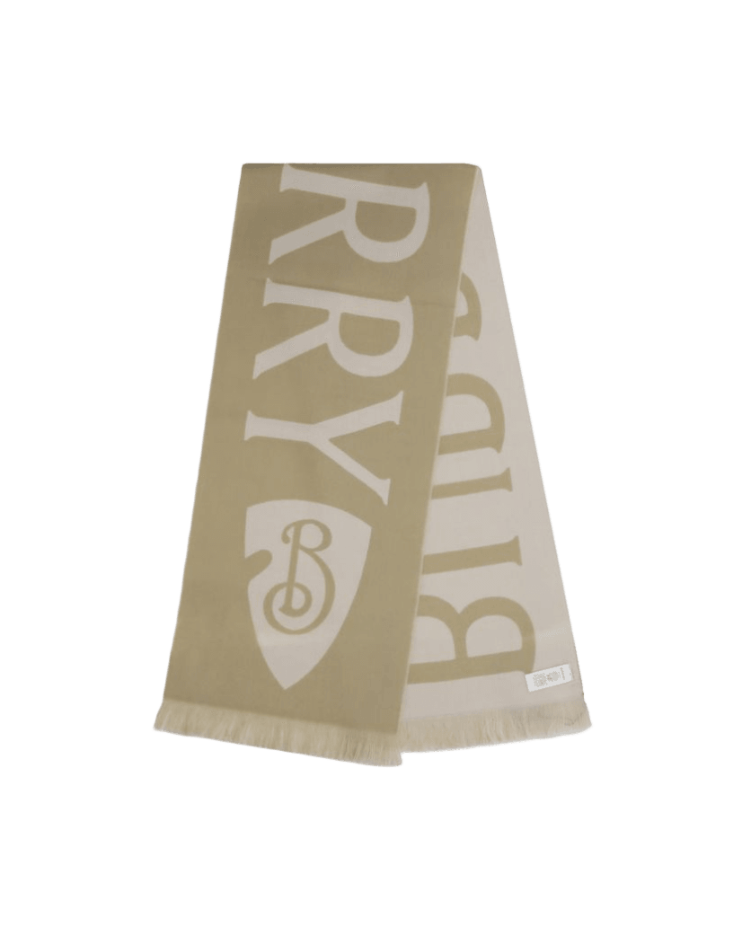 Burberry Wool Logo Scarf Scarves & Shawls