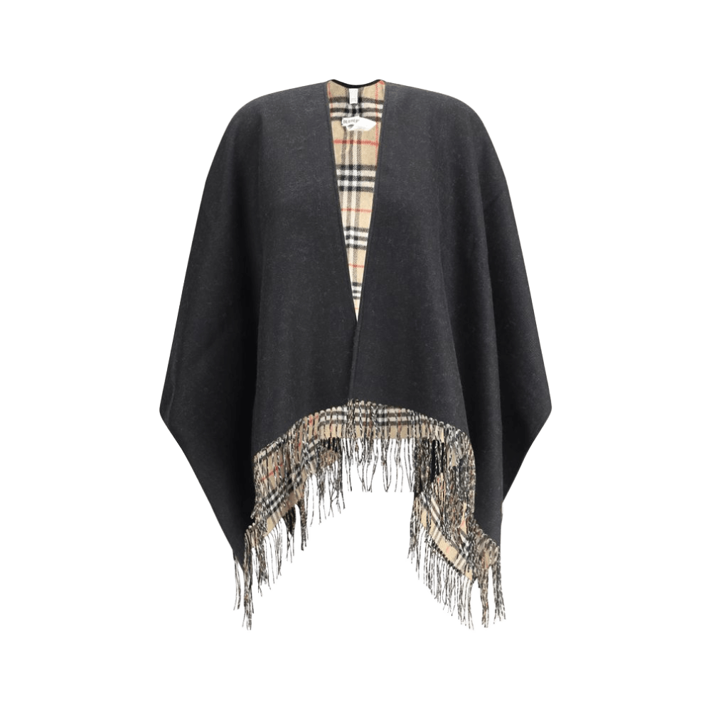 Burberry Wool Poncho Glam Steals