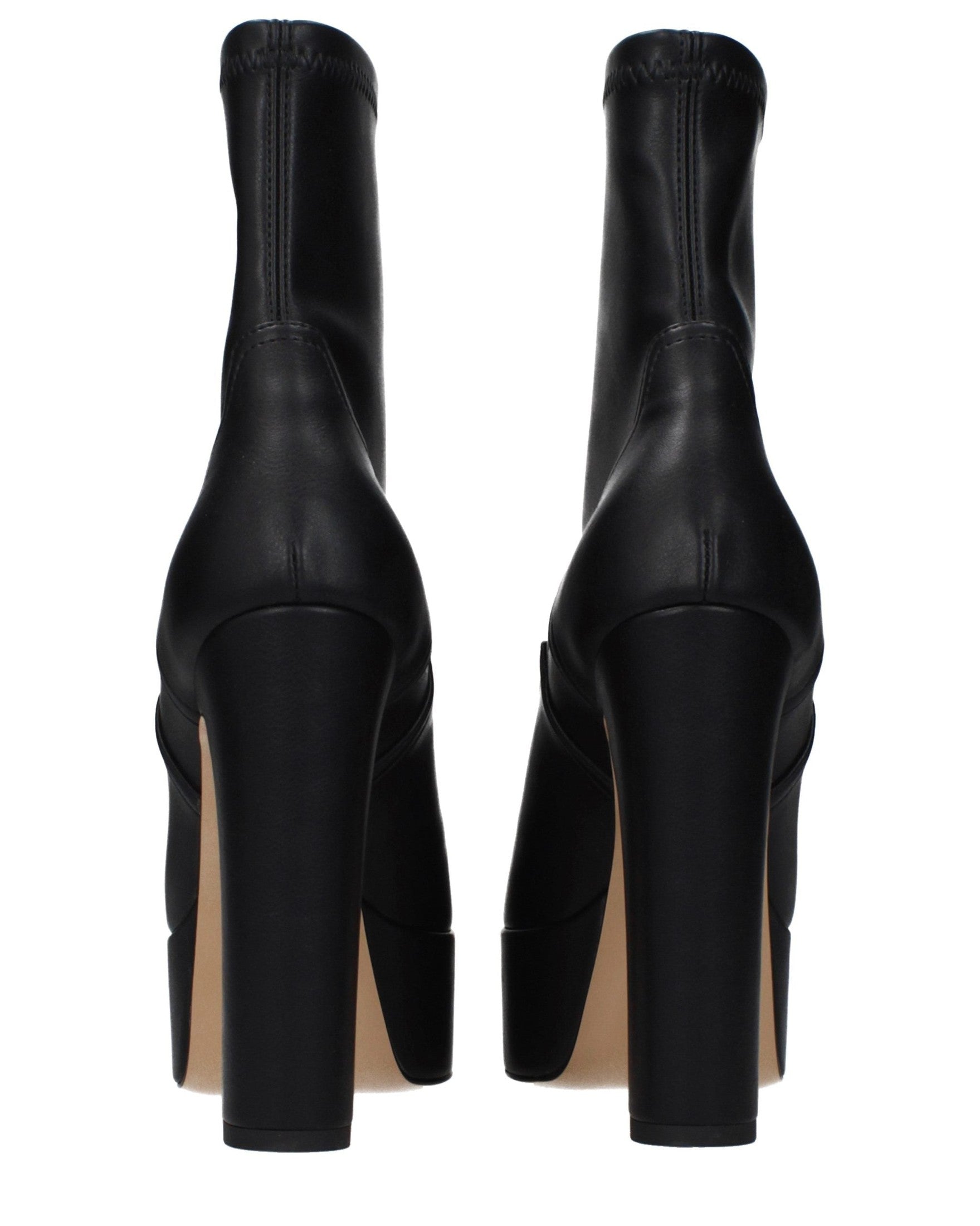 Casadei Black Leather Ankle Boots
