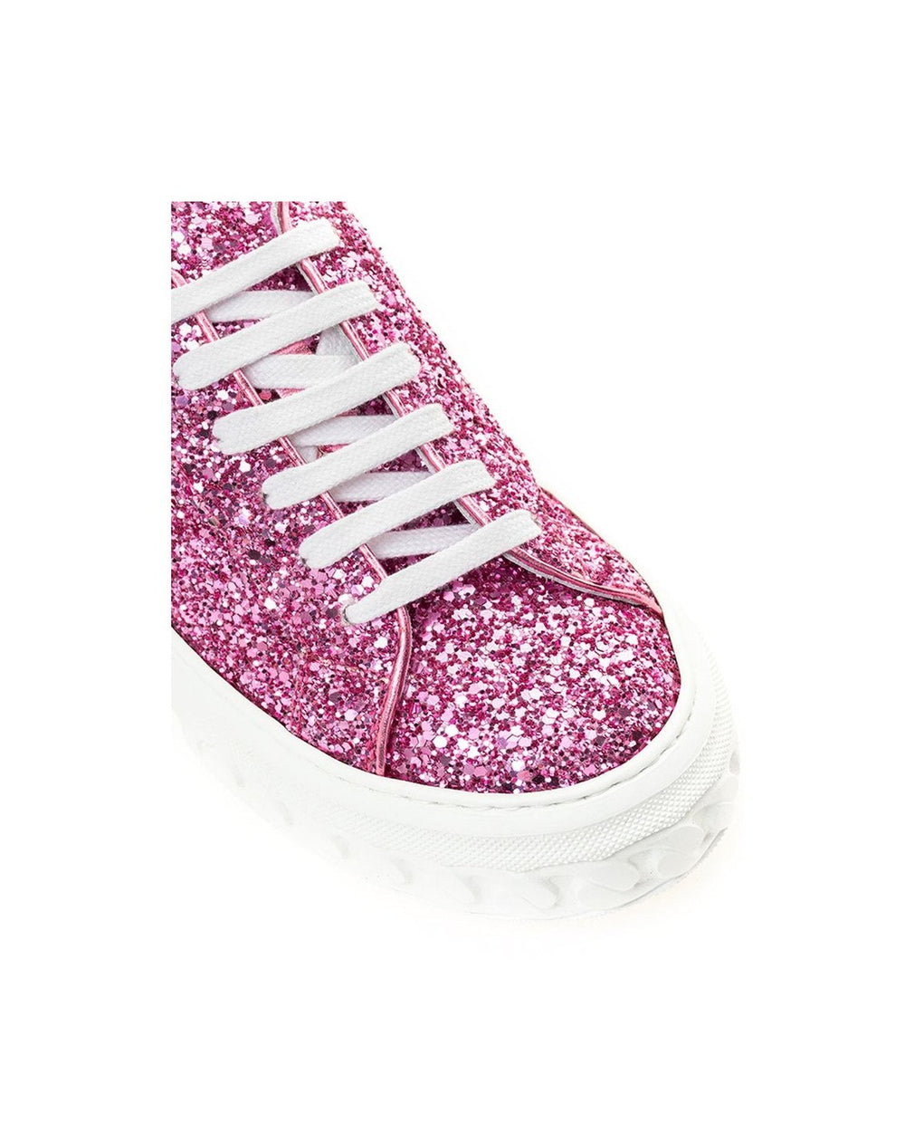 Casadei Fuchsia Leather Elegance Sneakers Glam Steals