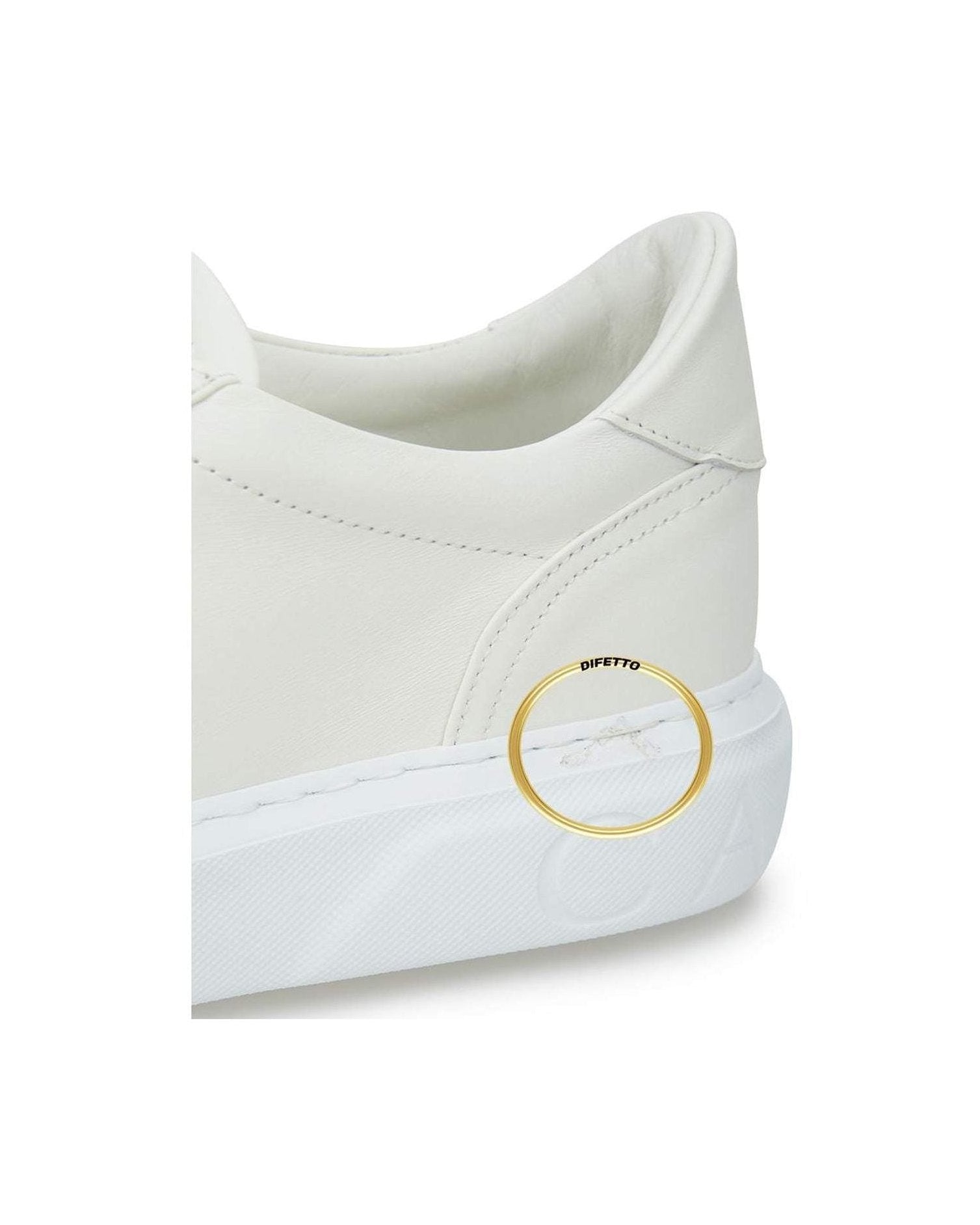 Casadei Sleek Leather White Sneakers Glam Steals