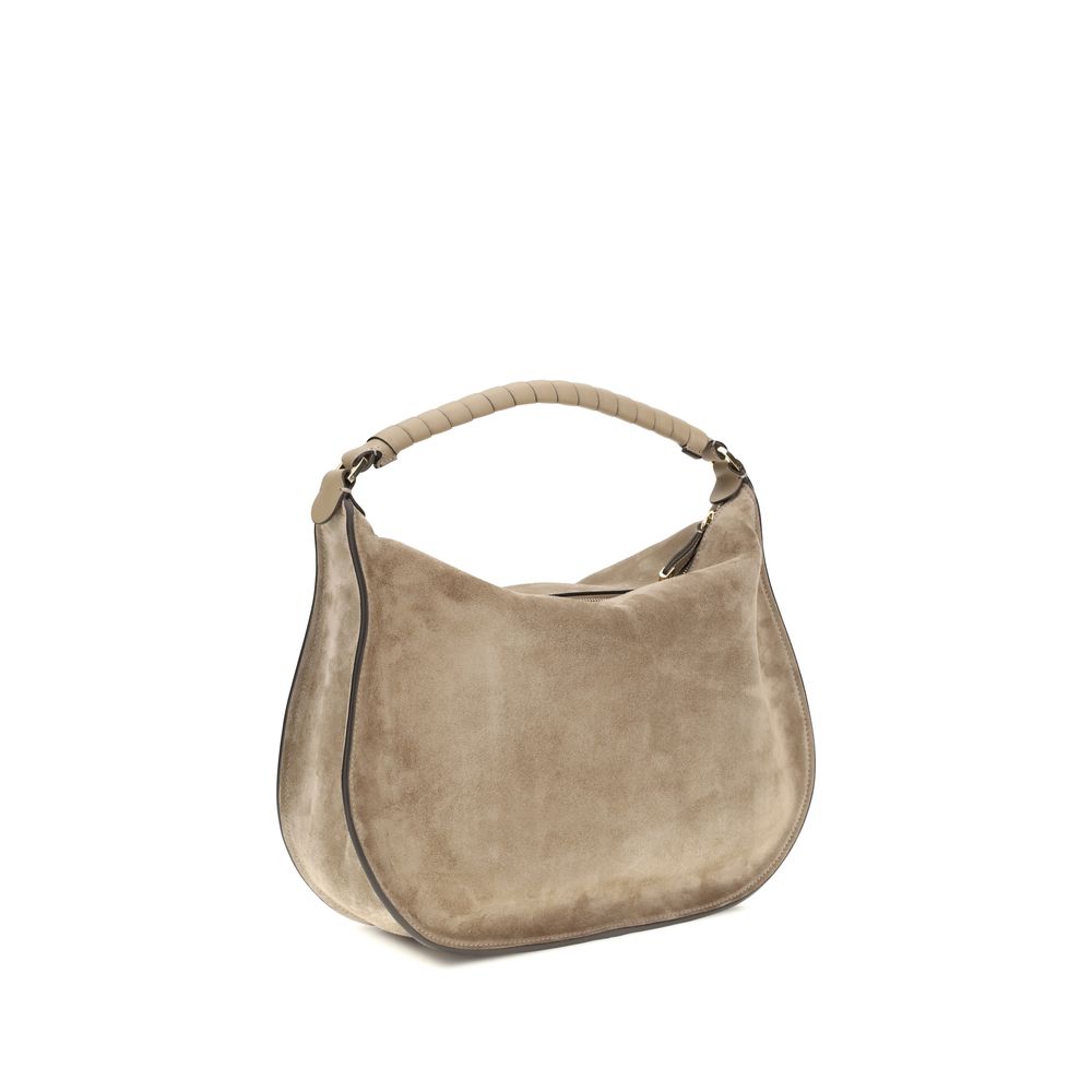 Chloé Beige Calf Leather Bos Taurus Shoulder Bag Glam Steals