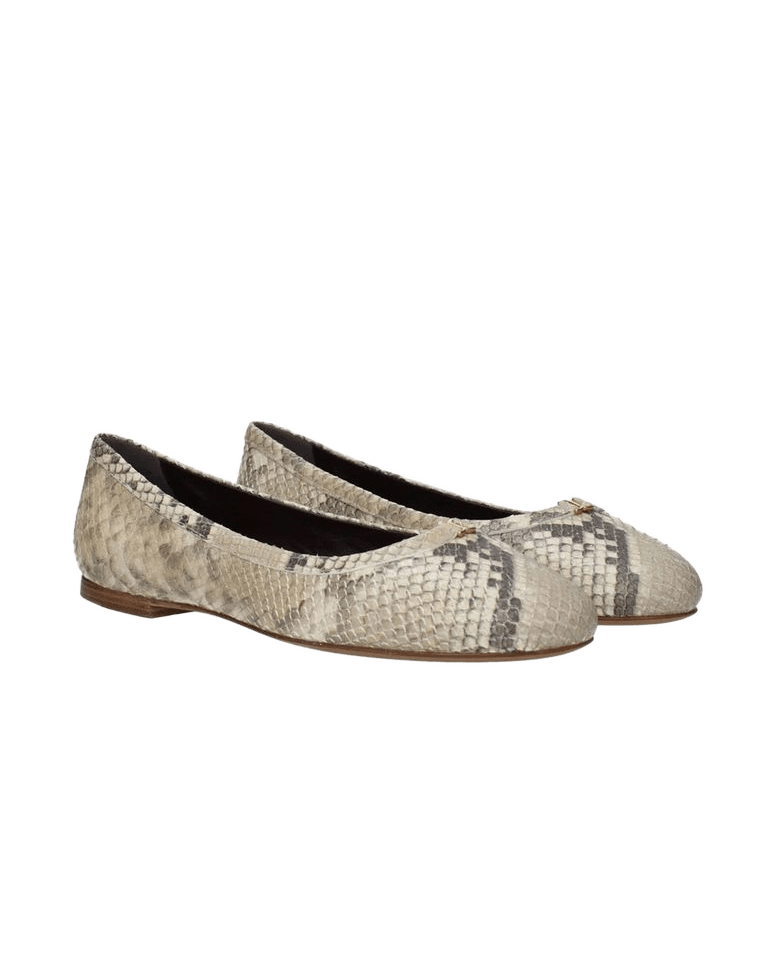 Chloé Beige Goatskin Ballet Flats Glam Steals