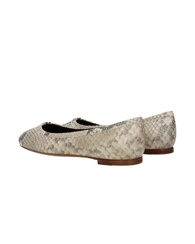 Chloé Beige Goatskin Ballet Flats Glam Steals