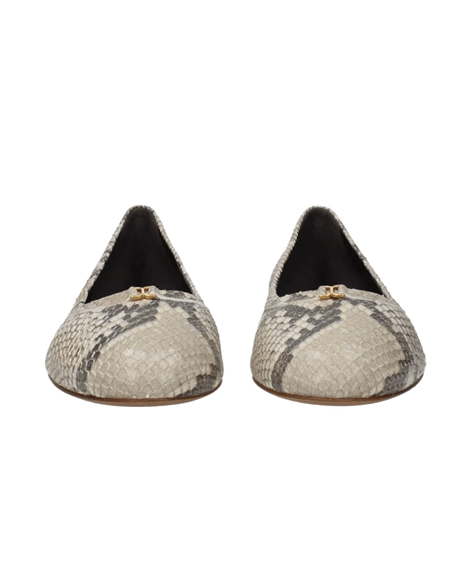 Chloé Beige Goatskin Ballet Flats Glam Steals