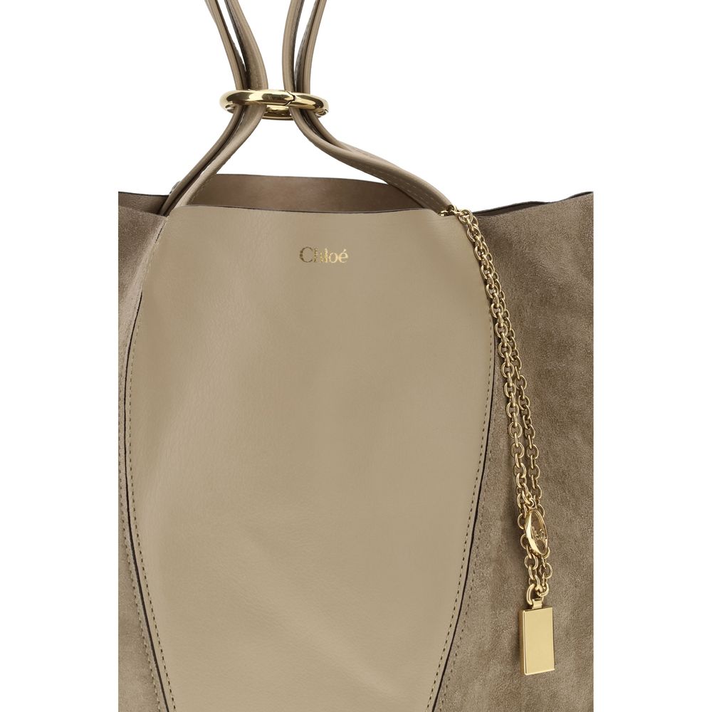 Chloé Beige Leather Shoulder Bag Glam Steals