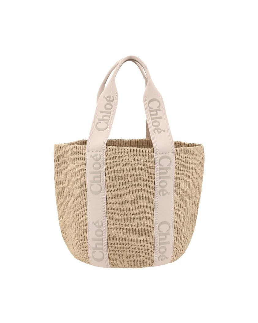 Chloé Beige Raffia Handbag Glam Steals