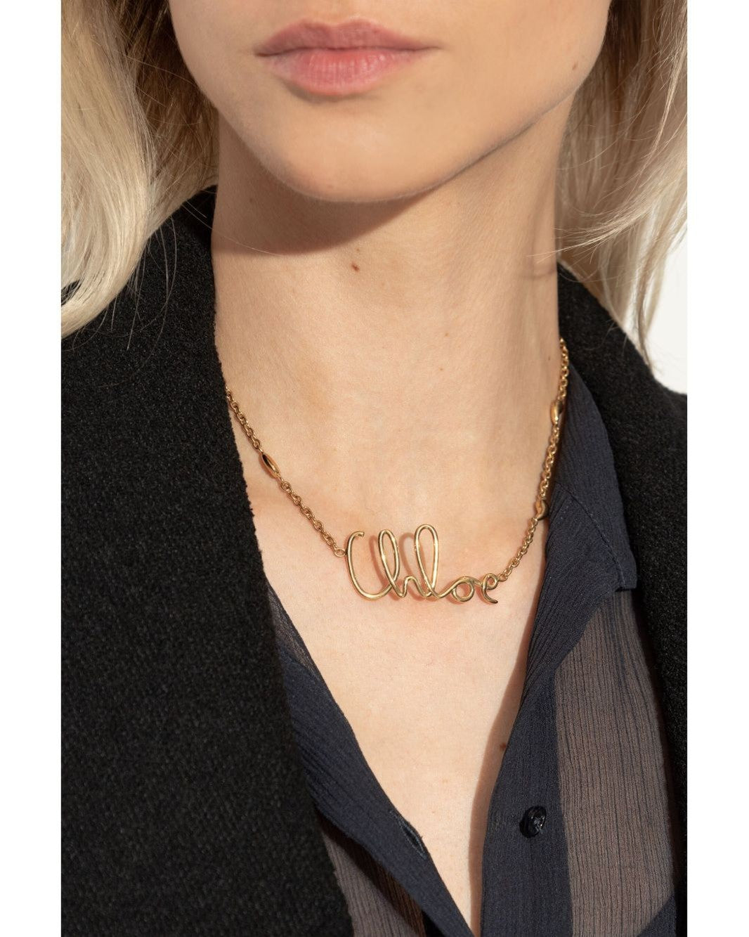 Chloé Bijoux Golden Necklace Glam Steals