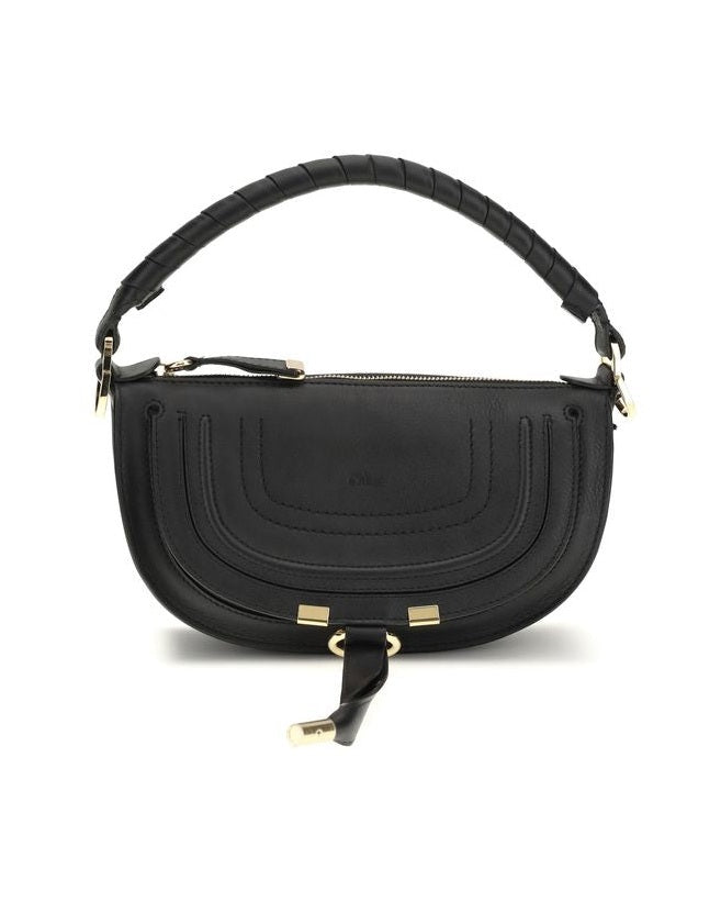 Chloé Black Calf Leather Bos Taurus Shoulder Bag Glam Steals