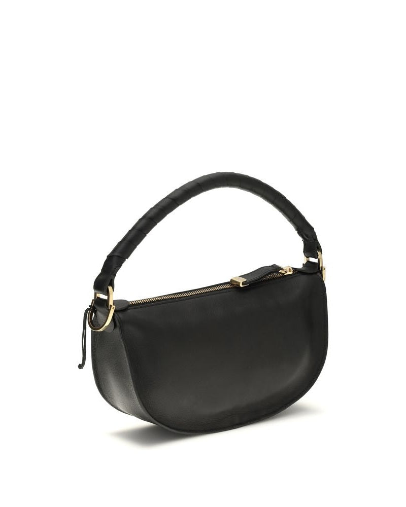 Chloé Black Calf Leather Bos Taurus Shoulder Bag