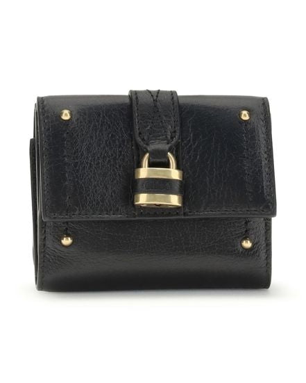 Chloé Black Calf Leather Bos Taurus Wallet Glam Steals