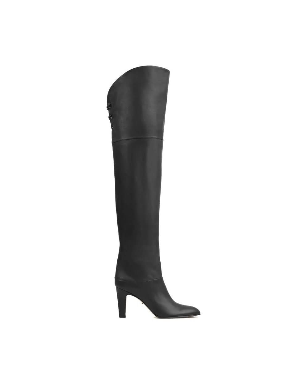 Chloé Black Calfskin Over The Knee