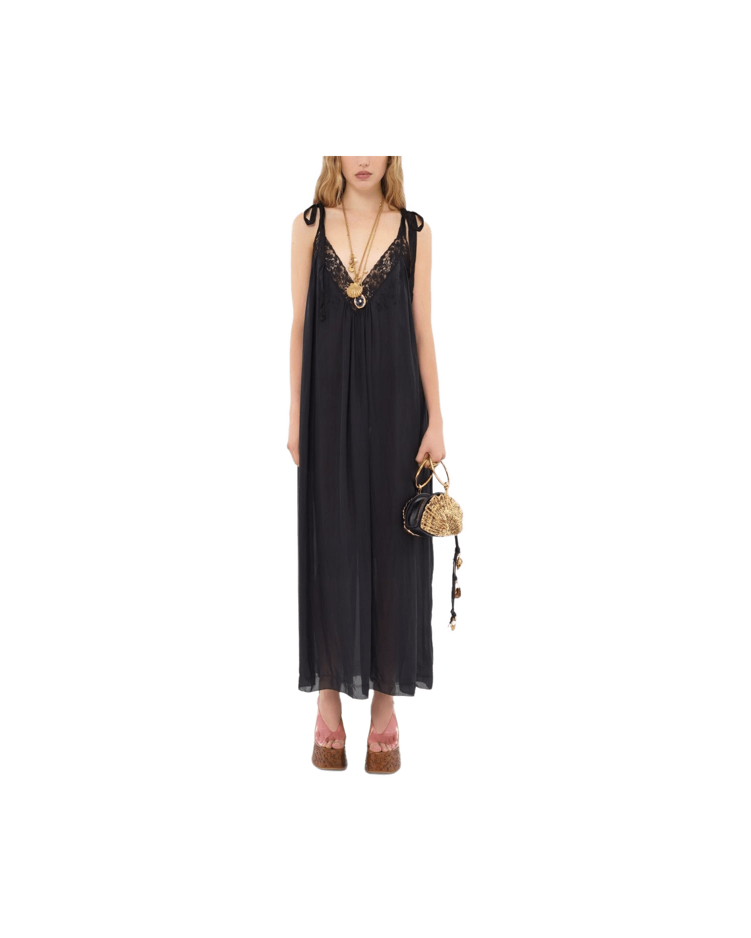 Chloé Black Dress Glam Steals