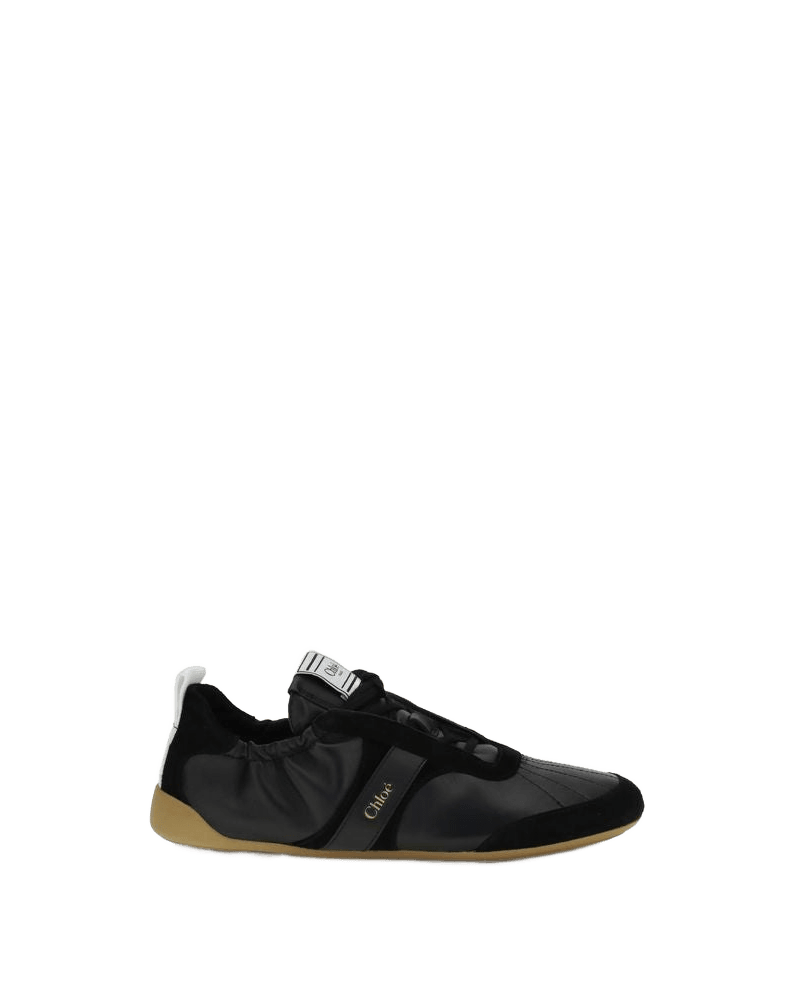 Chloé Black Goatskin Athletic Sneakers Glam Steals