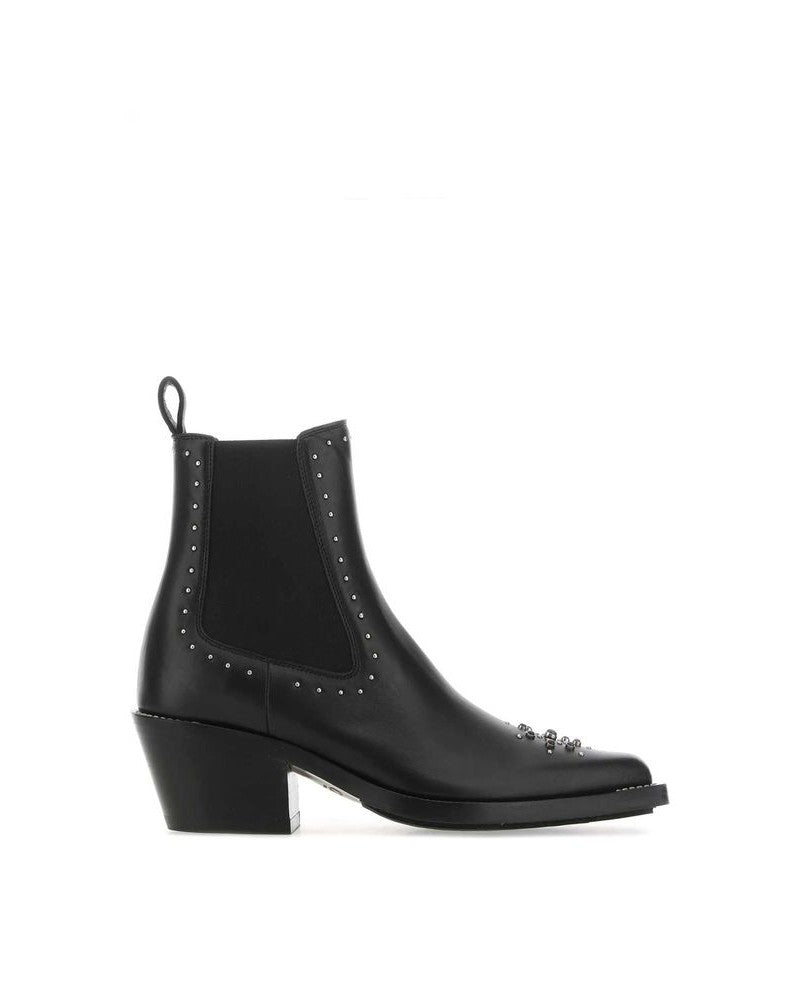 Chloé Black Leather Chelsea Boots Glam Steals