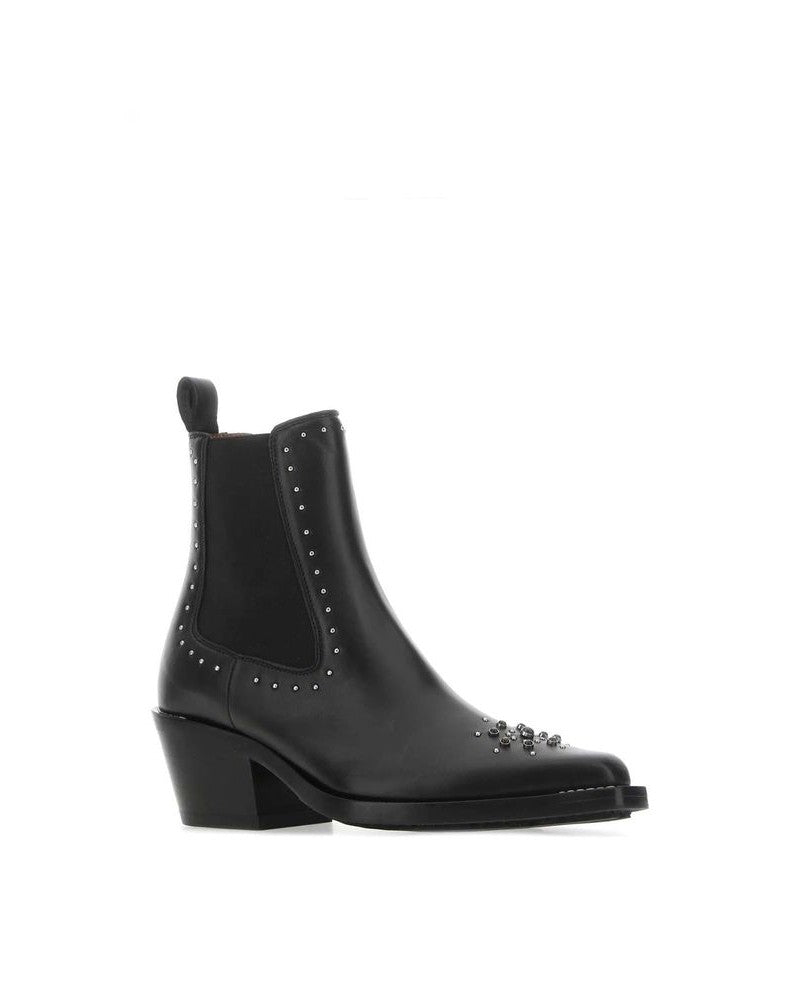 Chloé Black Leather Chelsea Boots Glam Steals
