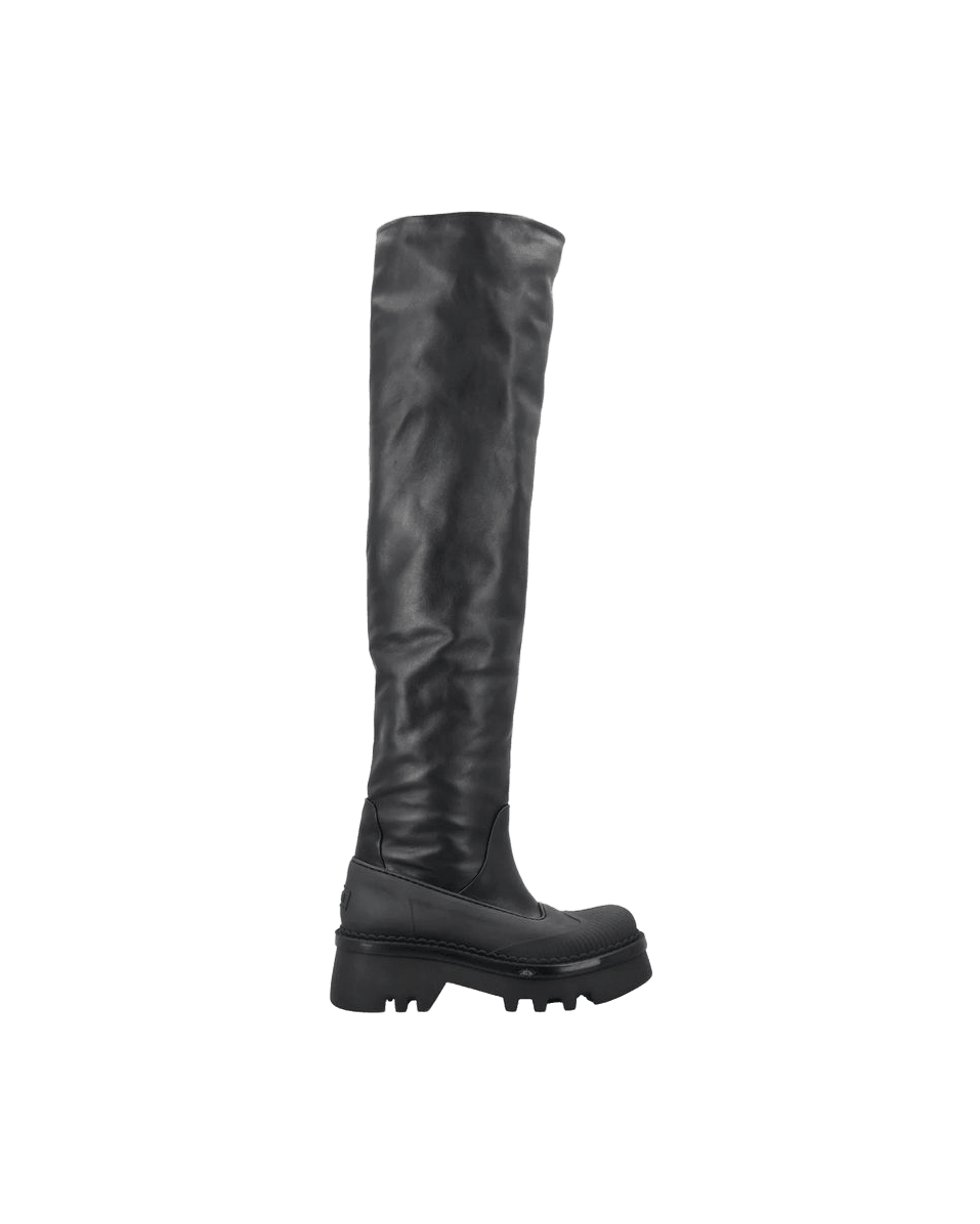 Chloé Black Leather Over The Knee Glam Steals