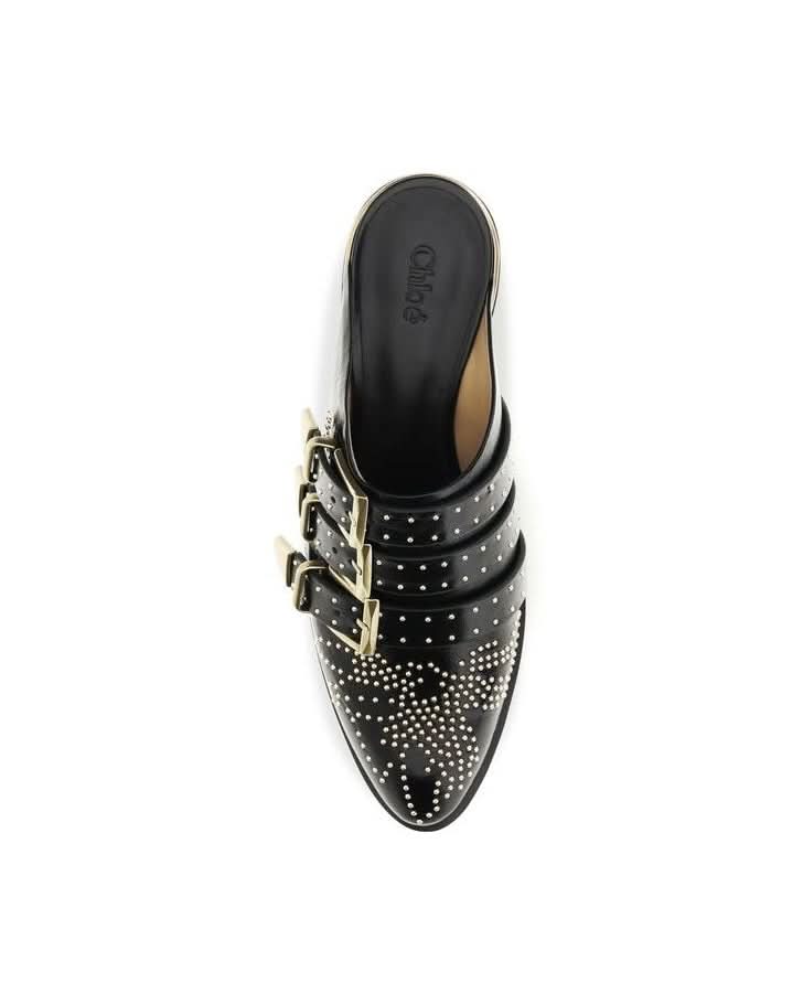 Chloé Black Mules Glam Steals