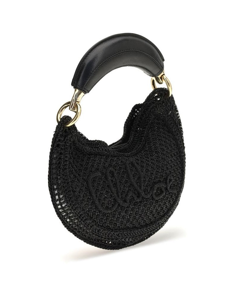 Chloé Black Raffia Shoulder Bag Glam Steals
