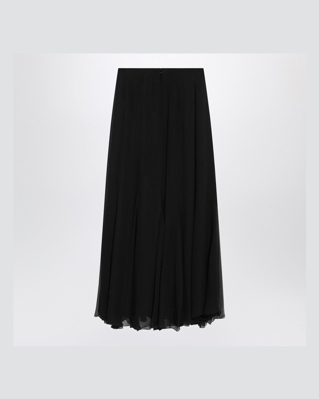 Chloé Black Silk Muslin Maxi Skirt Glam Steals
