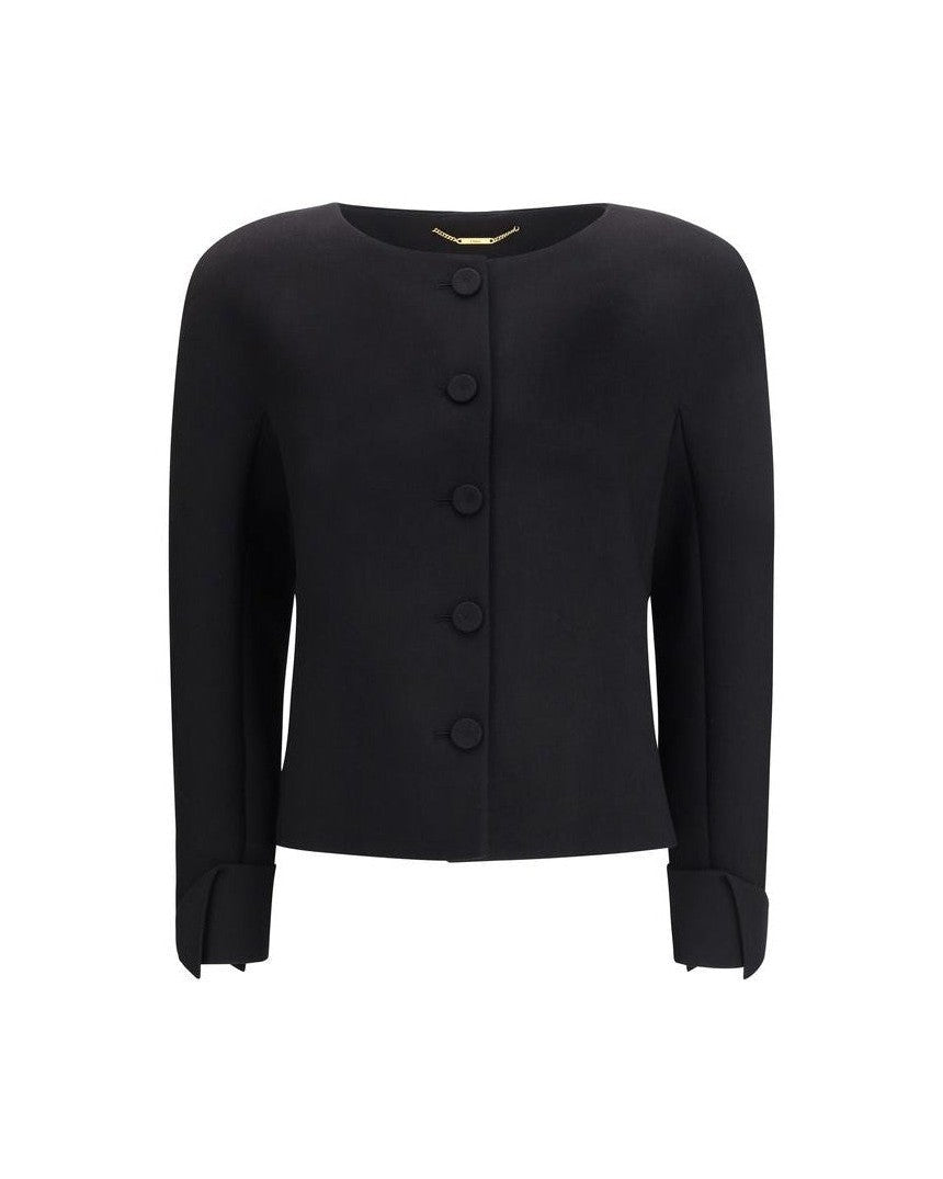 Chloé Black Wool Oves Aries Jacket Glam Steals