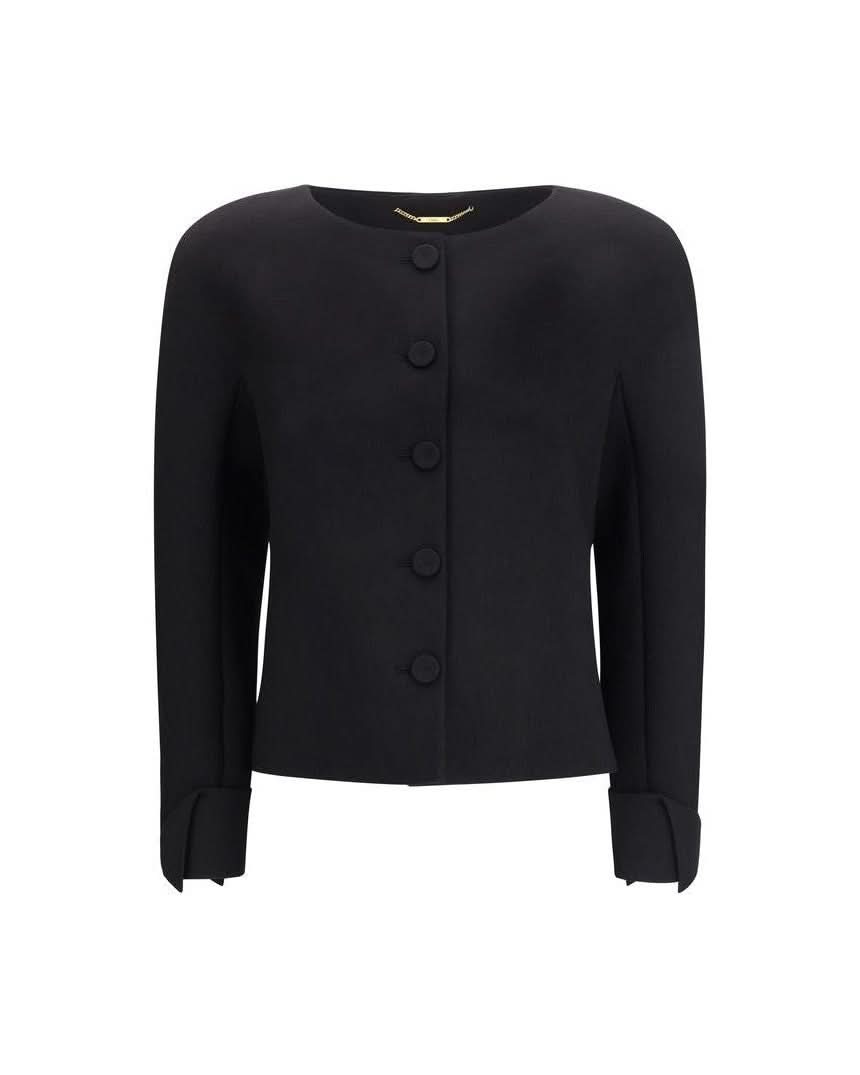Chloé Black Wool Oves Aries Jacket Glam Steals