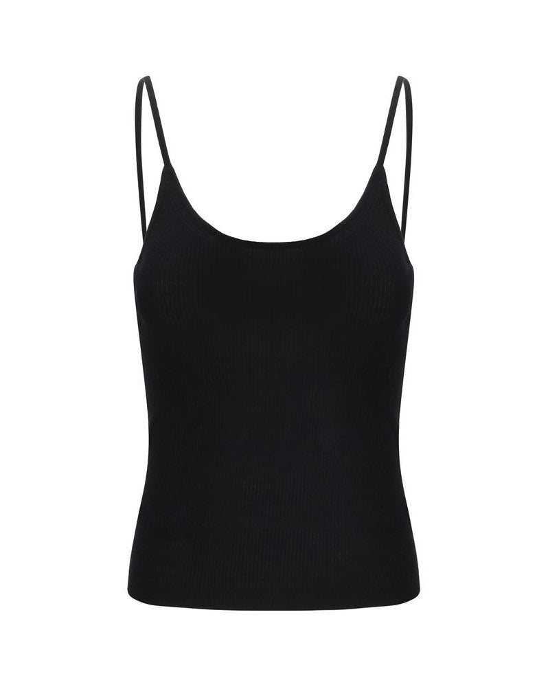 Chloé Black Wool Top Glam Steals