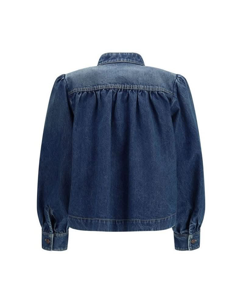 Chloé Blue Cotton Denim Jacket