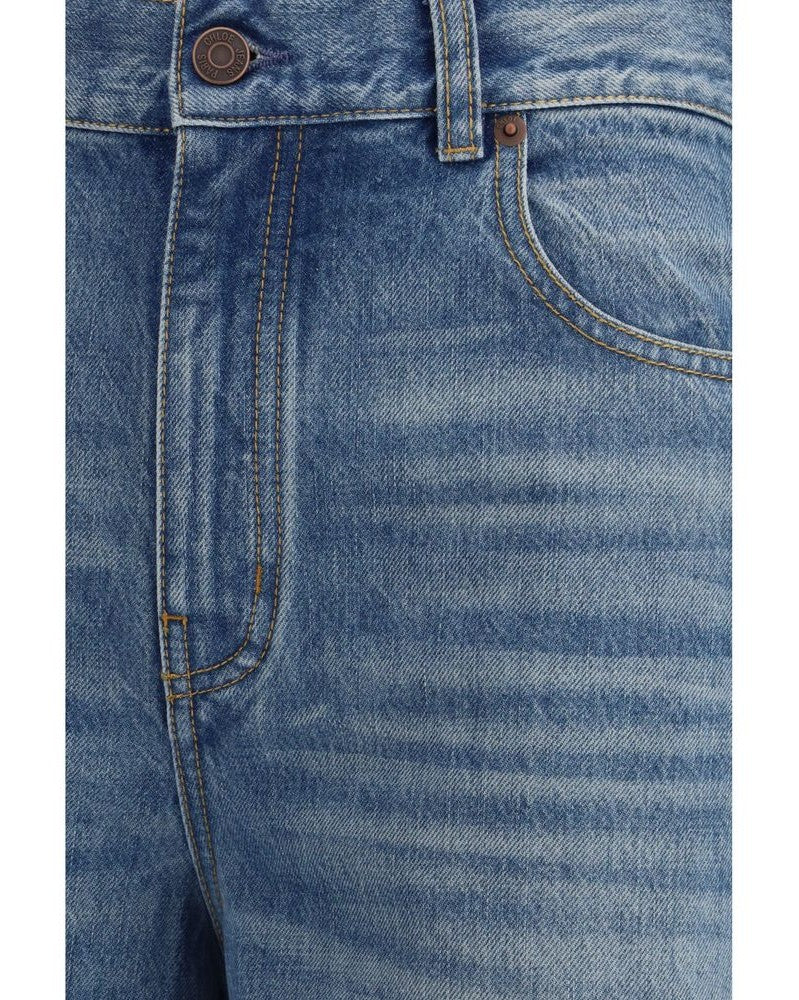 Chloé Blue Cotton Jeans Denim Jeans