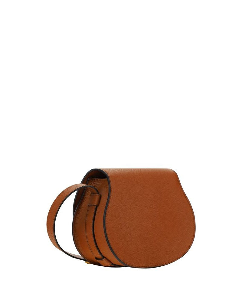 Chloé Brown Calf Leather Bos Taurus Shoulder Bag Glam Steals