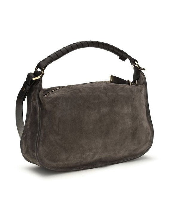 Chloé Brown Calf Leather Bos Taurus Shoulder Bag