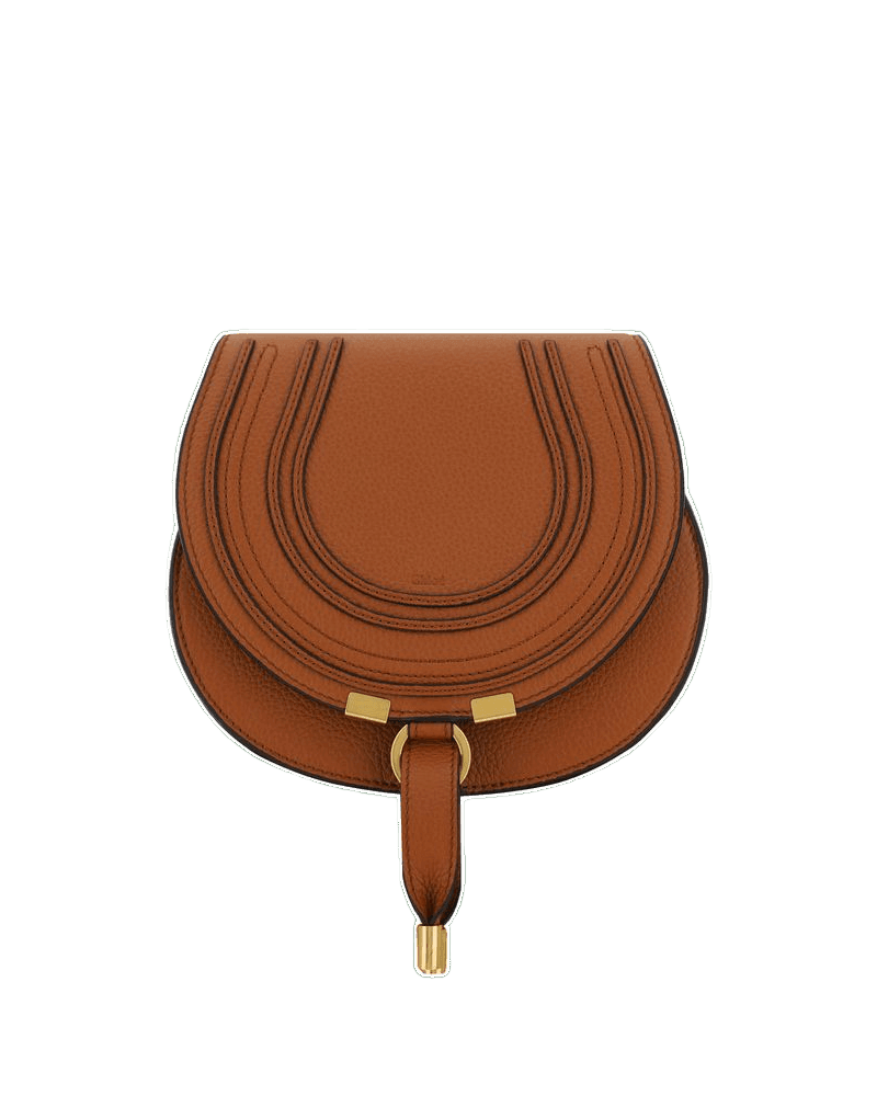 Chloé Brown Calf Leather Bos Taurus Shoulder Bag Glam Steals